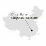 Tie Guan Yin Premium, tè oolong, mappa della provenienza da Qingshan