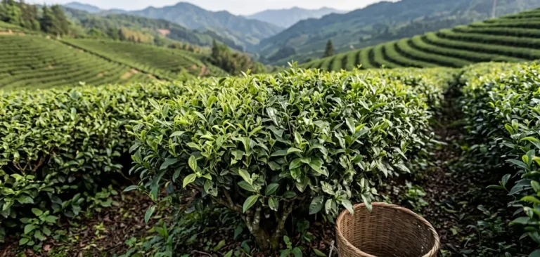 cespuglio di tè del produttore